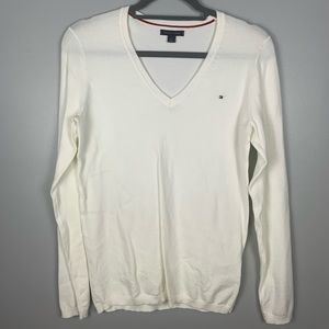 Tommy Hilfiger V-neck sweater (size sm)
